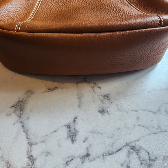 Dooney & Bourke Brown Leather Shoulder Bag - Picture 7 of 13